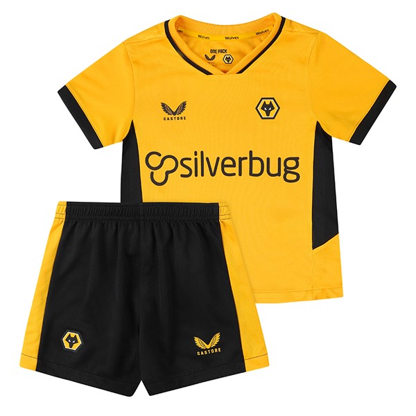 Trikot Wolves Heim Kinder 2021-22 Gelb